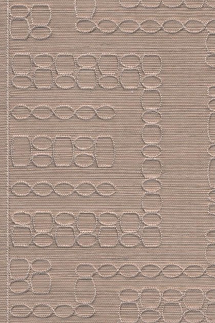 Arte 31712 Marquesa Taio Dusty Lavender - tapeta w haftowane okręgi na sizalu