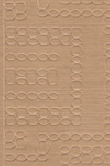 Arte 31714 Marquesa Taio Blush - tapeta w haftowane okręgi na sizalu