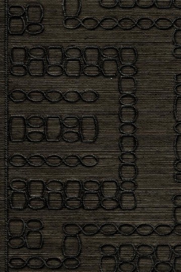 Arte 31716 Marquesa Taio Eclipse - tapeta w haftowane okręgi na sizalu