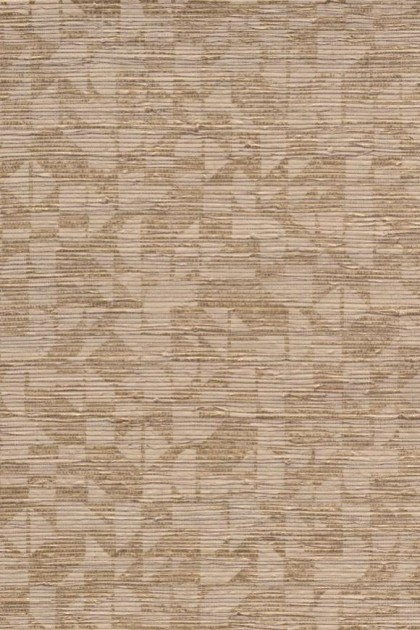 Arte 31732 Marquesa Cyperus Goldstorm - tapeta w geometryczne wzory z tkanej trawy