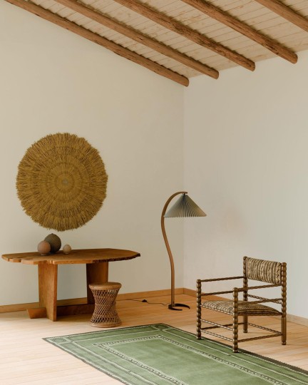 Arte 31751 Marquesa Noble Jadeite - tapeta imitująca zamsz