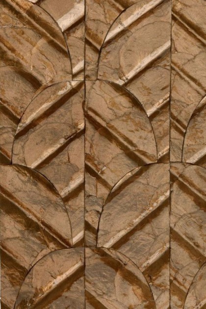 Arte 70322 Luster Abalone Mocha - okleina z muszli capiz w geometryczny wzór