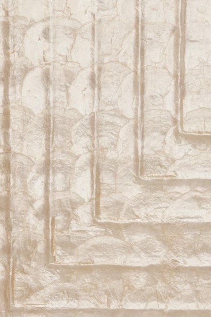 Arte 70331 Luster Cornice Coquille - okleina z muszli capiz w geometryczny wzór