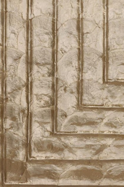 Arte 70332 Luster Cornice Sandstone - okleina z muszli capiz w geometryczny wzór