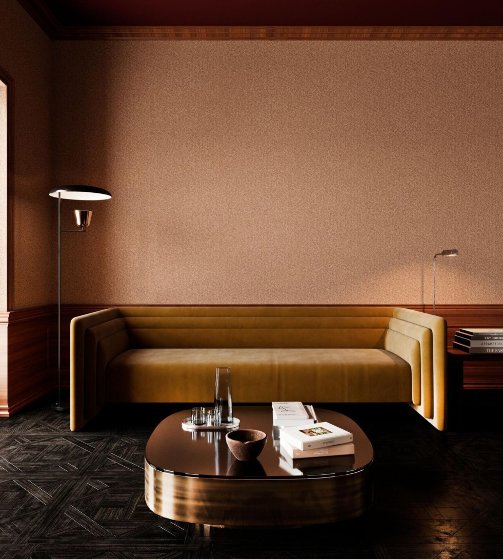 Arte 63524 Merino Montgana Laurel - tapeta imitująca wełnę