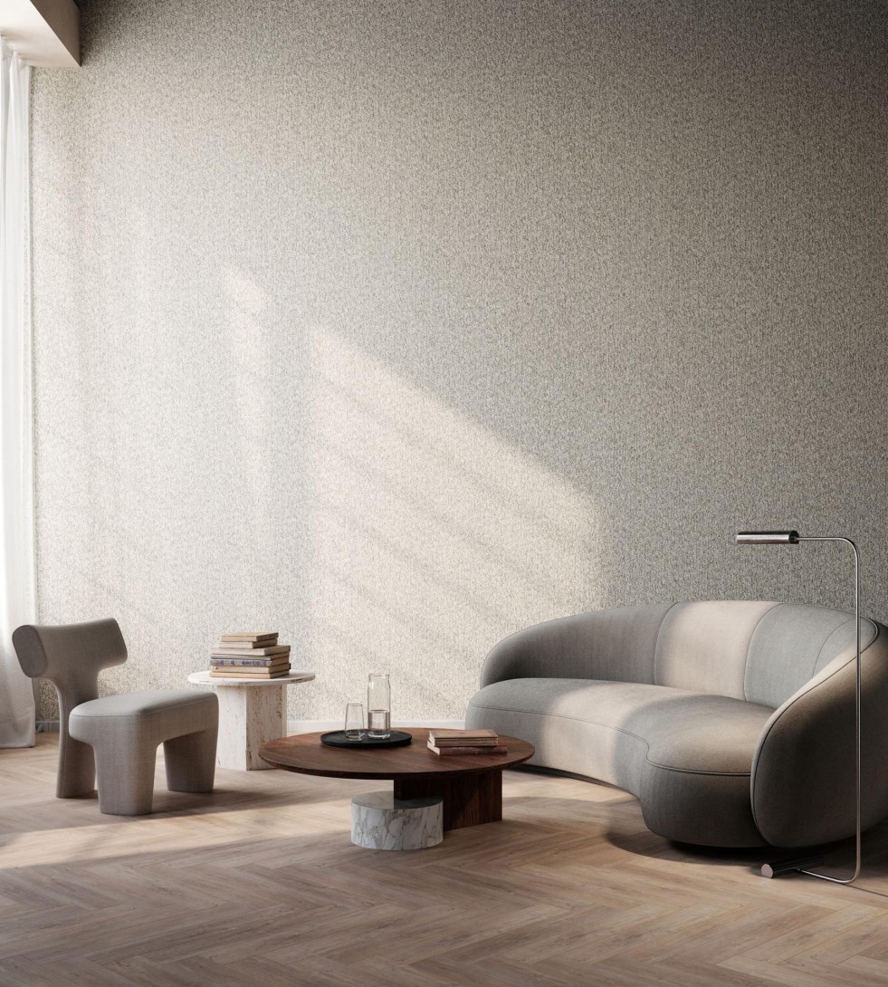 Arte 63530 Merino Montgana Cocoa - tapeta imitująca wełnę