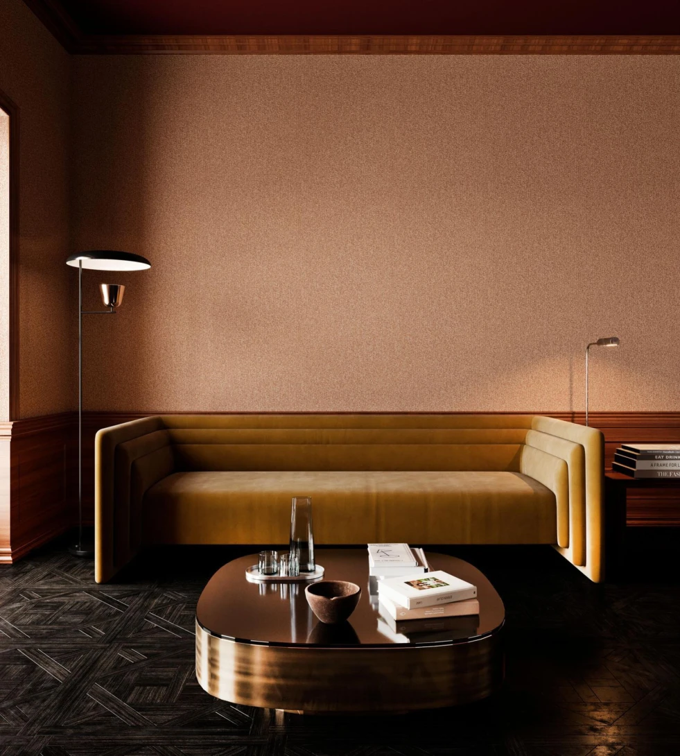 Arte 63531 Merino Montgana Nocturne - tapeta imitująca wełnę