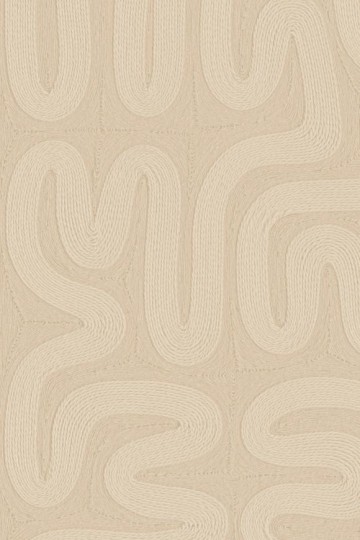Arte 60700 Tali Sarana Cream - tapeta w falujący motyw splecionych linii
