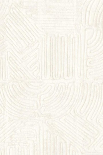 Arte 60720 Tali Tamba Chalk - tapeta w geometryczne wzory z cienkiej liny