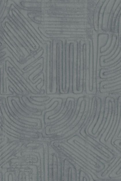 Arte 60730 Tali Tamba Graphite - tapeta w geometryczne wzory z cienkiej liny