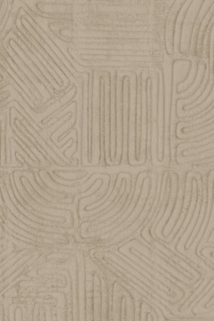 Arte 60731 Tali Tamba Mushroom - tapeta w geometryczne wzory z cienkiej liny