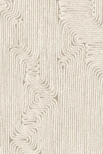 Arte 64524B Tali Edge Bone - tapeta o wzorze inkrustowanych nici
