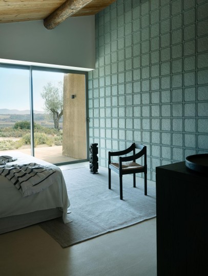 Arte 23933 Terra Arcilla Urban - tapeta trójwymiarowa w kwadraty inspirowane gliną