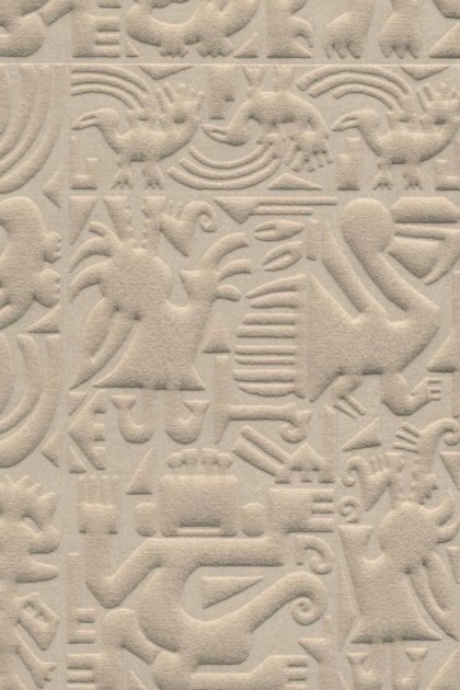 Arte 23902 Terra Chimu Dew - tapeta trójwymiarowa inspirowana kamiennymi rzeźbami