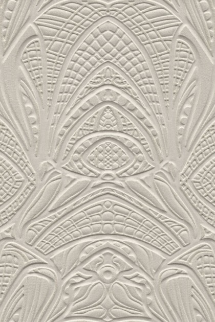 Arte MO5030 Moooi Wallcovering Green House Lacy Longlegs Silver - tapeta 3D z tkaniny boucle