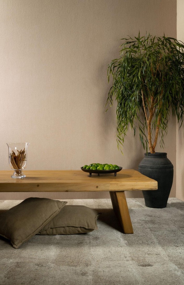 Arte 78051 Flamant Honore Lin Jute - kremowa tapeta imitująca len