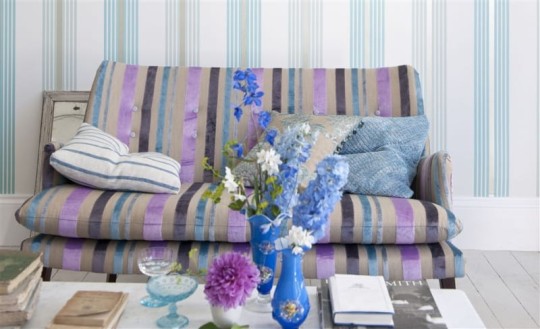 Tapeta Designers Guild Oxbridge P562/08 PEMBROKE - SKY