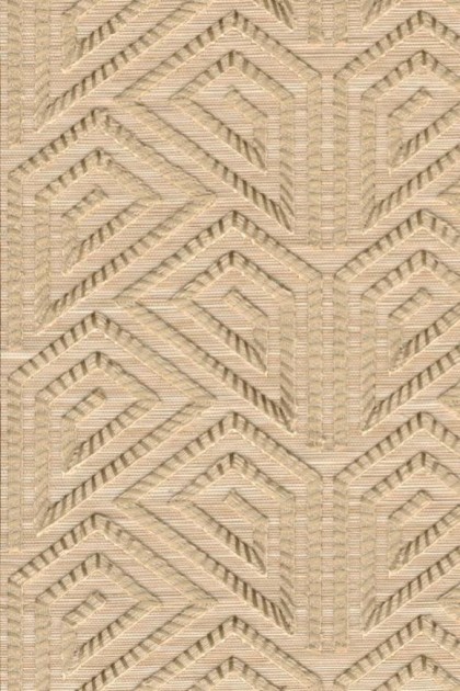 Arte 15710 Icarus Alata Straw - tapeta haftowana na tle z sizalu