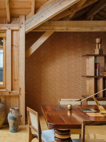 Arte 15712 Icarus Alata Duck Egg - tapeta haftowana na tle z sizalu