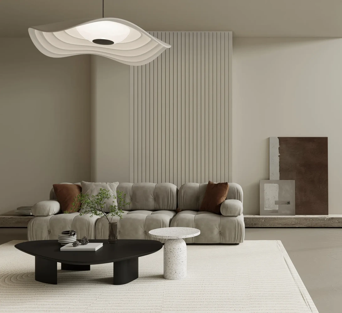 Lamele ścienne Lamelio Roca Moonlight Grey