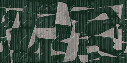 Inkiostro Bianco INKLNLT2502 Monochrome Strokes – mural geometryczny kolaż