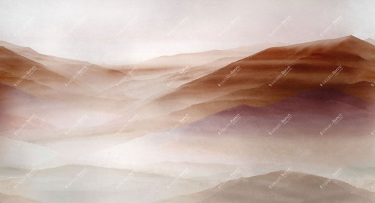 Inkiostro Bianco INKESEE2501 Monochrome Panorama – mural pustynny pejzaż