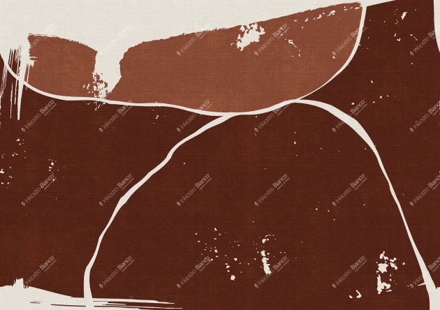 Inkiostro Bianco INKIKUN2501 Monochrome Uluru – mural abstrakcyjny