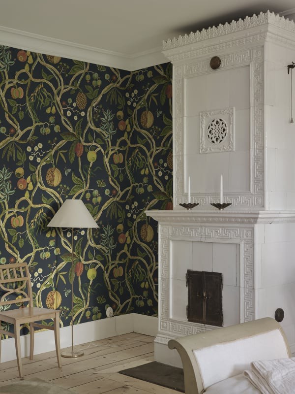 Sandberg S10582 Herbarium Tree Of Life Dark Blue – mural drzewo owocowe