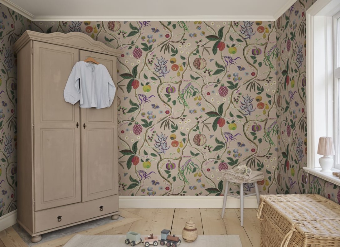 Sandberg S10581 Herbarium Tree Of Life Pink – mural drzewo owocowe