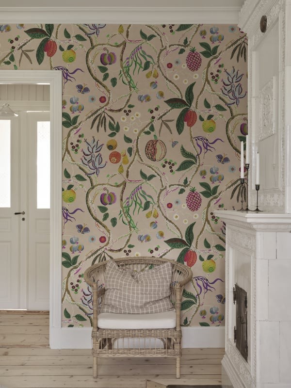 Sandberg S10581 Herbarium Tree Of Life Pink – mural drzewo owocowe