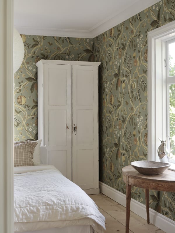 Sandberg S10578 Herbarium Tree Of Life Sage Green – mural drzewo owocowe