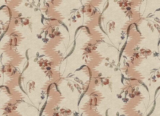 Sandberg S10584 Herbarium Beatrice Dusty Pink – mural kwiatowa winorośl