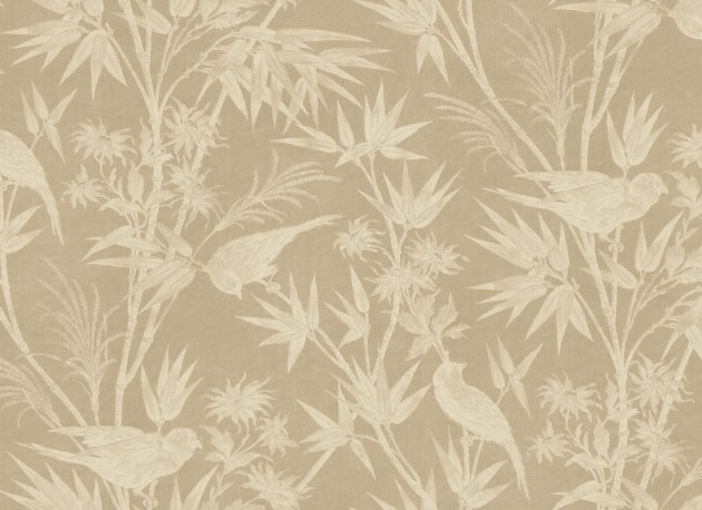 Sandberg S10596 Herbarium Celeste Beige – mural z gajem bambusowym