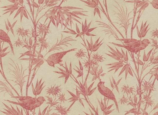 Sandberg S10604 Herbarium Celeste Red – mural z gajem bambusowym