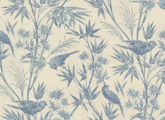 Sandberg S10595 Herbarium Celeste Blue – mural z gajem bambusowym