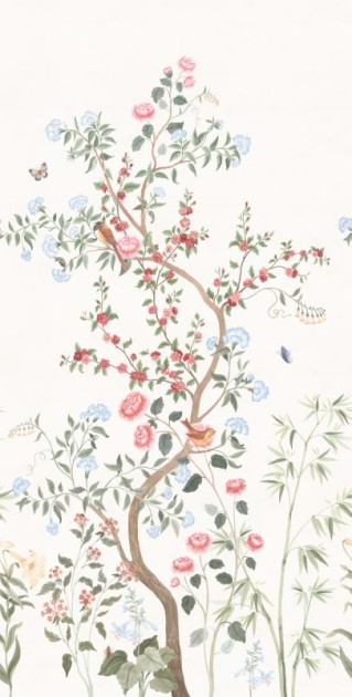 Sandberg S10586 Herbarium Eleonora Colorful – mural w stylu chinoiserie