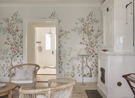 Sandberg S10586 Herbarium Eleonora Colorful – mural w stylu chinoiserie