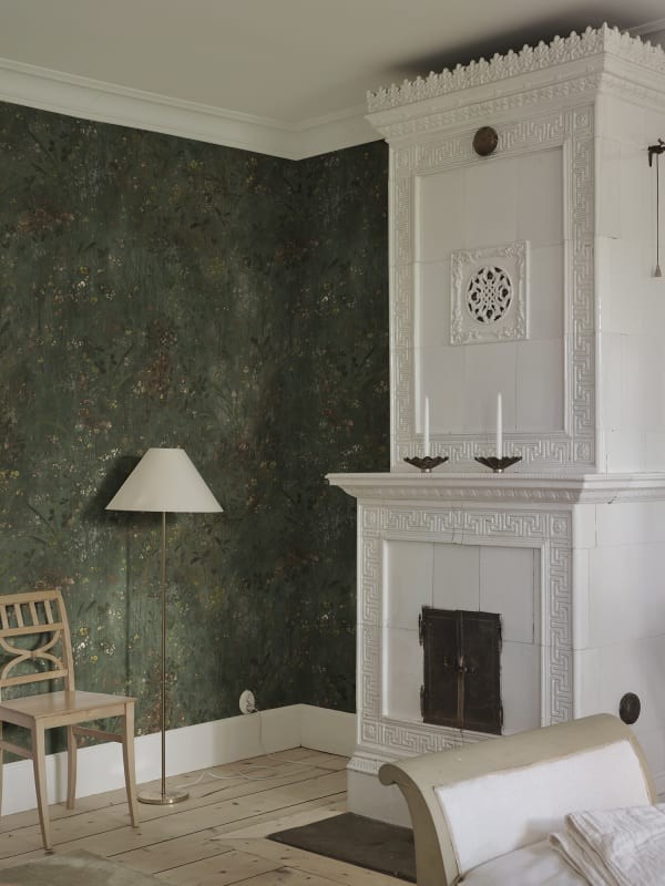 Sandberg S10594 Herbarium Juni Forest Green – mural malowany ogród roślinny