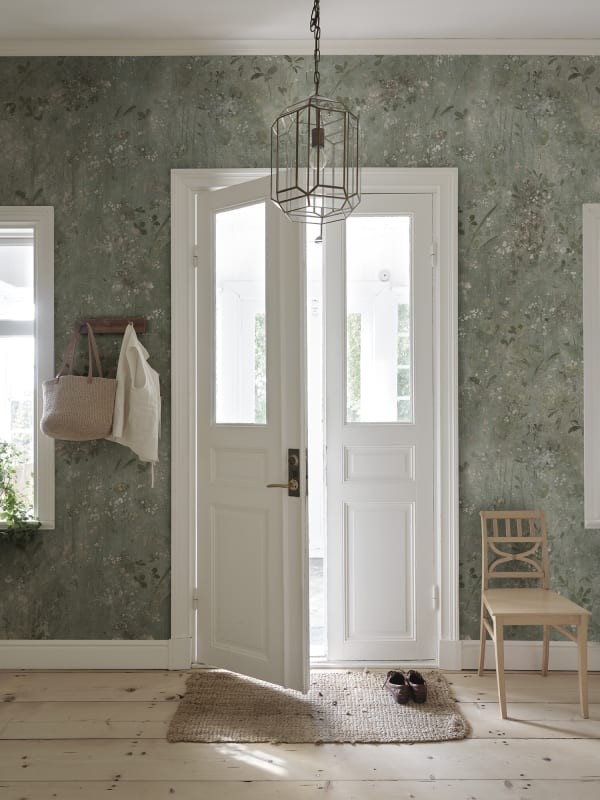 Sandberg S10606 Herbarium Juni Sage Green – mural malowany ogród roślinny