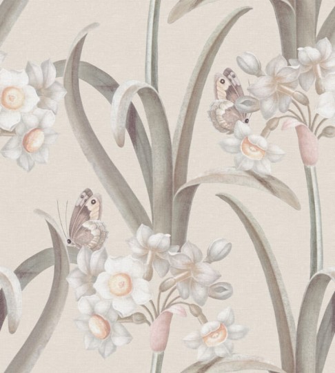 Sandberg S10602 Herbarium Lilian Pastel – mural w kwiaty