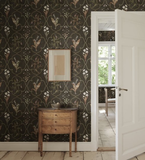 Sandberg S10577 Herbarium Louise Dark – mural w kwiaty