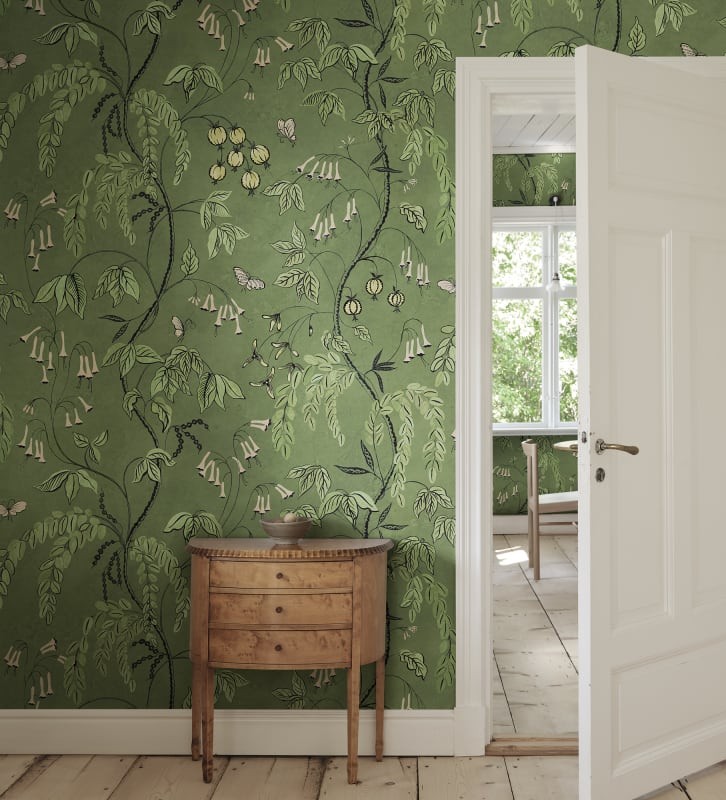 Sandberg S10585 Herbarium Ottillia Green – mural roślinny