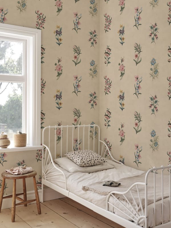 Sandberg S10608 Herbarium Victoria Colorful – mural w kwiatki