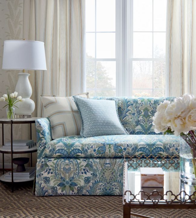 Anna French AT57886 Bristol Ensbury Fern Cream - tapeta w paprocie