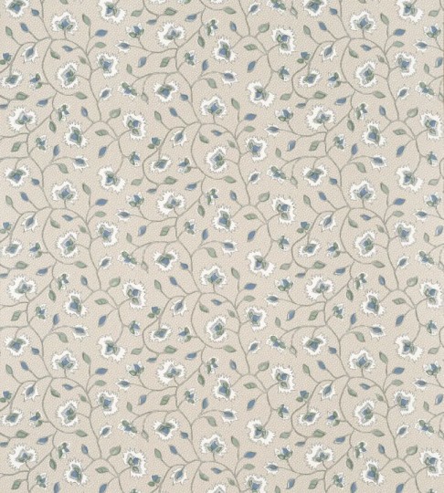 Anna French AT57842 Bristol Chelsea Slate and Linen - tapeta w kwiaty
