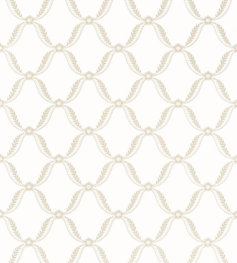 Anna French AT57879 Bristol Tate Trellis Beige - tapeta w kratownicę