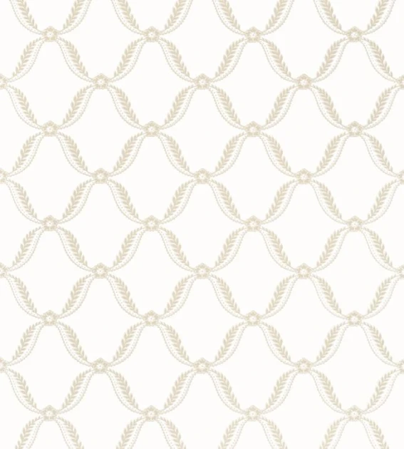 Anna French AT57879 Bristol Tate Trellis Beige - tapeta w kratownicę