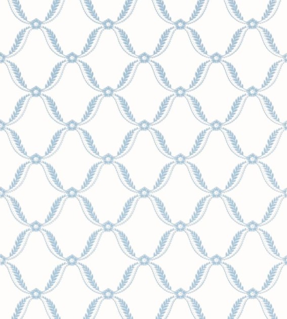 Anna French AT57881 Bristol Tate Trellis Soft Blue - tapeta w kratownicę