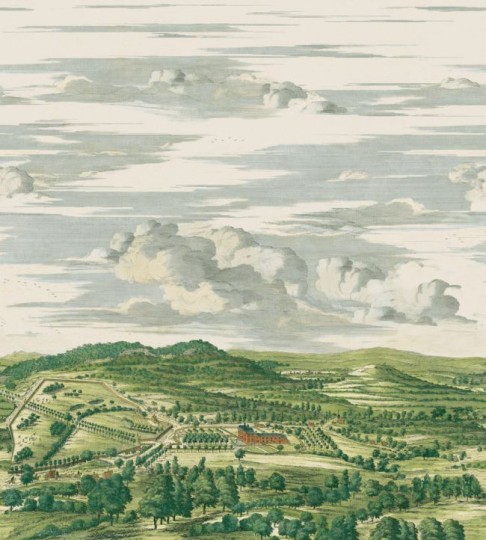 Anna French ATM57888 Bristol Whitcombe Park Mural Natural - mural w pejzaż angielskiej wsi