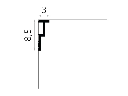 Listwa sufitowa Mardom QL024
